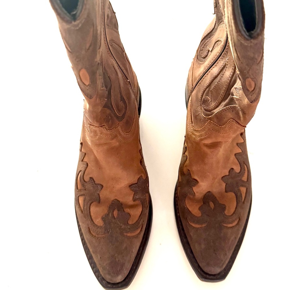 Justin Women’s Cowboy Boots – Brown (Style 4551) – Size 7